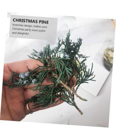 ABOOFAN 2 Pcs Pine Branch DIY Material Floral Boxes Wedding Decoration Christmas Pine Branches Household - Buy Online on GoSupps.com