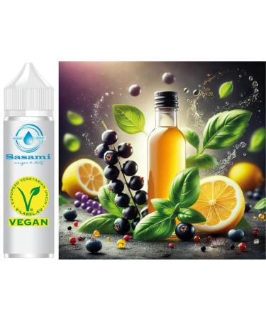 Cassis clat - Blackcurrant Basil Lemon Flavor Concentrate - Vegan - Sasami - 10 ml