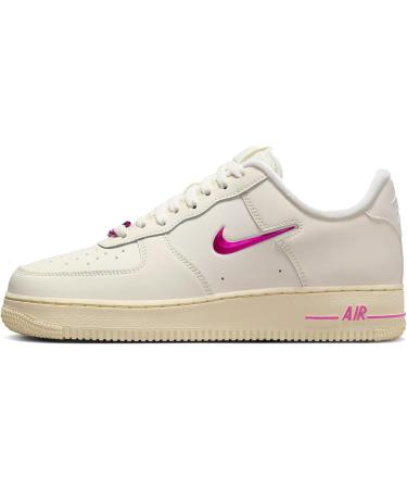 Nike Air Force 1 '07 Women's Shoes (FB8251-101 Coconut Milk/Alabaster/Coconut Milk/Playful Pink) 6.5 UK Coconut Milk Alabaster Coconut Milk Playful Pink