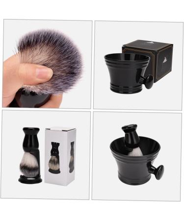 Buy Hemoton Beard Care Set: Shaving Brush Bowl and Metal Stand for Men - Ideal Grooming Supplies - Buy Online on GoSupps.com