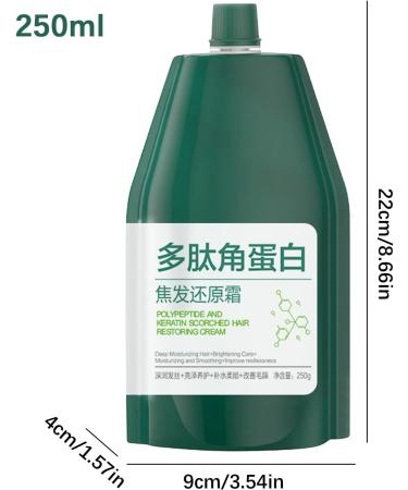  G n rique Hair Restoring Cream Nourishment Repair Hydrating Smoothing 250g Deep Conditioner Softens Damaged Hair Ideal for Color Treated Locks and Restores Strength 3.54x1.57x8.66 inch - Buy Online on GoSupps.com