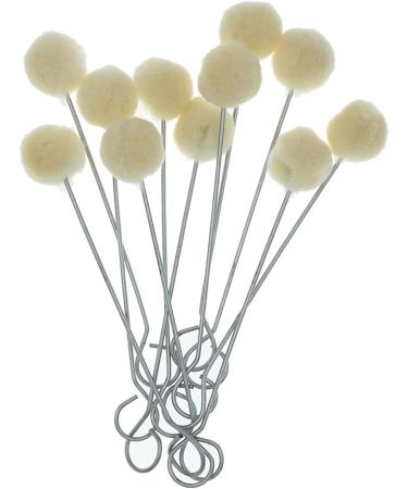50 Wool Daubers with Metal Handle for Leather Dyeing - DIY Crafts Projects - Buy Online on GoSupps.com