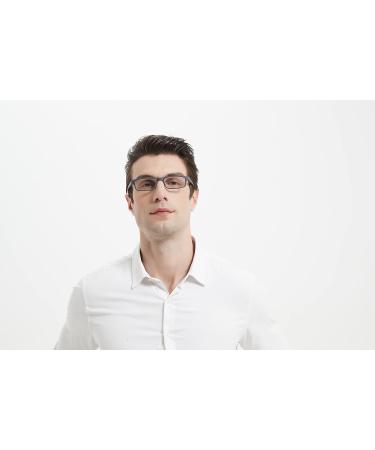 Eyeurl 2-Pack Reading Glasses for Men & Women - Anti-Blue Light Spring Hinge Rectangular Design Lightweight 1.25x Magnification - Buy Online on GoSupps.com