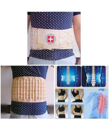 TMXKOOK Lumbal Traction Belt - Adjustable Back Support for Lower Back Pain Relief | Effective Spinal Decompression (Waist 29-49) - Buy Online on GoSupps.com