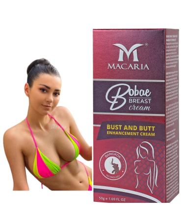 MACARIA Bobae Breast Enhancement Cream - Breast Lifter - Larger Firmer and Fuller Breasts - All-Natural Fast tightening Breast Enlargement Cream Gel