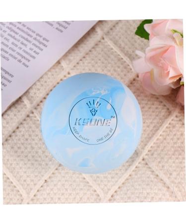 Buy Fitness Massage Ball - Footproof Rubber for Muscle Therapy & Yoga | 6.5cm Blue Massage Globe - Buy Online on GoSupps.com