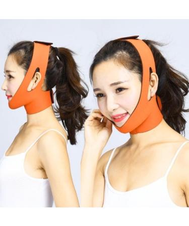 Face Slimming Strap Facial Slimming Mask Double Chin Reducer for Women Thin Neck Facelift Orange Red - Buy Online on GoSupps.com
