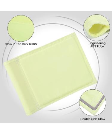 KINGTOP Double Sided Glow Golf Flag 4-Pack - 8x6 Inch Putting Green Flags for Yard - Glow-in-the-dark Novelty Backyard Target Flag with Tube Insert - Mini Pin Flag Set - Buy Online on GoSupps.com