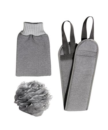 FOMIYES 1 Set Men's Bath Set Exfoliating Shower Gloves Healthy Bath Wash Scrubber Back Shower Towel Bathing Back Scrubber Towel for Shower Bath Back Scrubber Rayon Dedicated Bath Towel Man