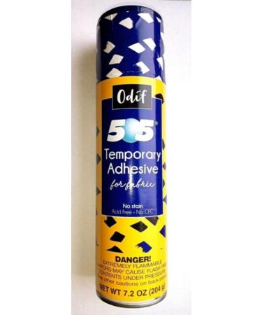 Odif Usa 505 Spray and Fix Temporary Fabric Adhesive, 12.40oz