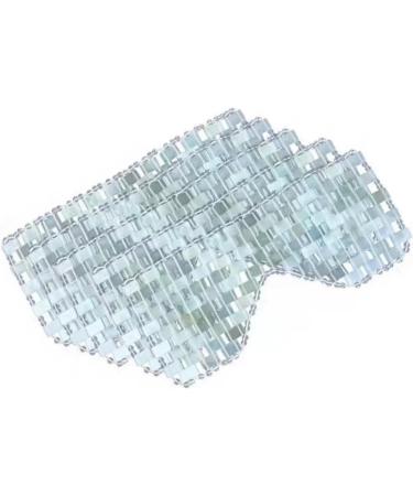 Miaija Jade Eye Mask Natural Jade Eye Cooling Therapy Blindfold Anti Aging Eye Pads Sleep Relax Cover for Puffy Eyes Dark Circles Soothe Eye Fatigue - Buy Online on GoSupps.com