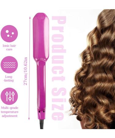 Naveso Crepe Iron for Hair | Adjustable Temperature Hair Crimper for Volume & Fluffy Hairstyles | 5 Heat Settings & Ceramic Plates - Buy Online on GoSupps.com