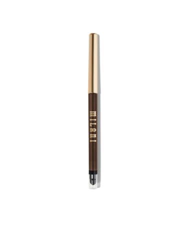 Milani Stay Put Eyeliner - Semi-Sweet (0.01 Ounce) Cruelty-Free Self-Sharpening Eye Pencil with Built-In Smudger - Line & Define Eyes with High Pigment Shades for Long-Lasting Wear - Buy Online on GoSupps.com