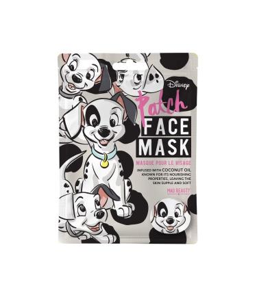 MAD BEAUTY DISNEY 101 Dalmatians Patch Face Masks Set Coconut Infused Sheet Masks Fights Dryness Cleanses Skin Softens Calms Anti-Aging