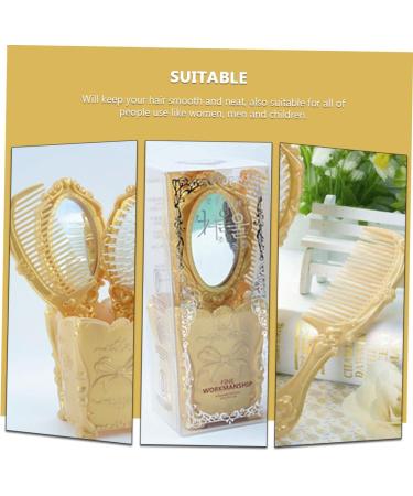 FRCOLOR 2 Sets Comb Set Compact Mirror for Purse Travel Purse Home Tools Travel Wallets Makeup Comb Tool Portable Makeup Mirror Antique Vanity Mirror Hair Stuff Make up Asia Miss Plastic - Buy Online on GoSupps.com