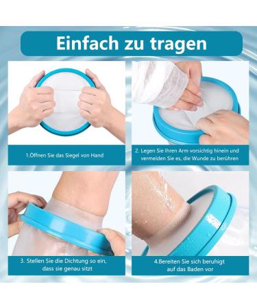 Watris Veiyi Waterproof Arm Cast Protector Reusable Shower Cover for Adults | Perfect Bandage Protection - Buy Online on GoSupps.com