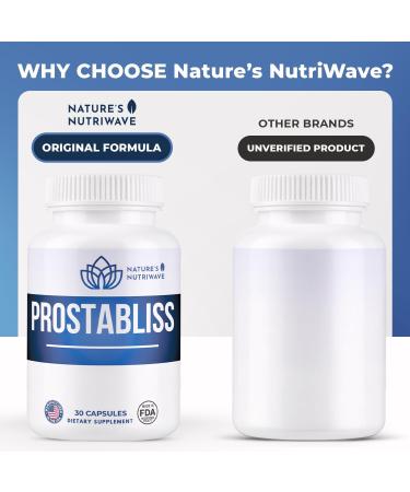 Prostabliss 100% Natural Herbal Supplement with Zinc Green Tea Milk Thistle & Ginseng Made in USA 30 Capsules 1 Month Supply 30 Count (Pack of 1) - Buy Online on GoSupps.com