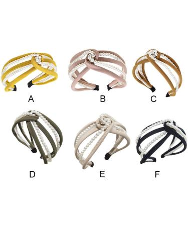 CLSSLVVBN Hair Bands Pearl Twist Knot Headband Elegant Style Hairbands Pearls Headbands Girls Styling Wedding Party Head Decoration Pink - Buy Online on GoSupps.com