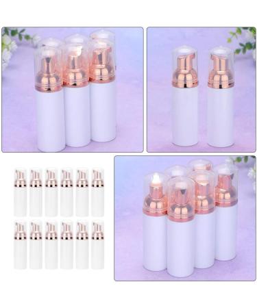 FRCOLOR 12pcs Plastic Foam Dispenser Bottle Empty Mini Foaming Pump Bottles Travel Cosmetics Refillable Containers for Shampoo Facial Cleanser Lotion (Rose Gold) As Shown - Buy Online on GoSupps.com