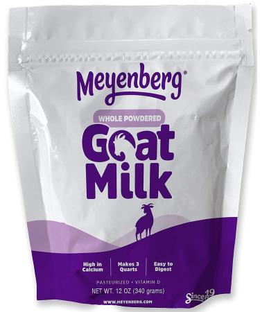 Meyenberg Whole Powdered Goat Milk, Gluten Free, Non Gmo, Vitamin D, 12 Oz