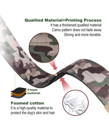 Tspro Tactical Dog Collar - 3.3 cm Wide Adjustable S Size (35.5-43 cm) Military Green Heavy Duty with Robust Metal Buckle - Buy Online on GoSupps.com