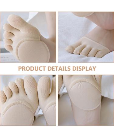 Mobestech 6 Pairs Full Toe Socks - Metatarsal Pads & Toe Separators for Foot Pain Relief | High Heel Accessories - Buy Online on GoSupps.com