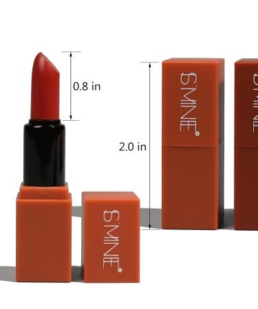 IS MINE 5PCS Matte Lipstick Set - Natural Nude Velvet Smooth & Waterproof Mini Lipsticks for Long-Lasting Color - Buy Online on GoSupps.com