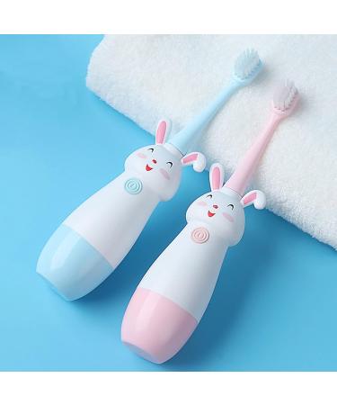 Clenp Sonic Electric Toothbrush for Kids | Soft Bristles Funny Rabbit Shape IPX5 Waterproof | Pink Oral Care Tool Ships Internationally - Buy Online on GoSupps.com