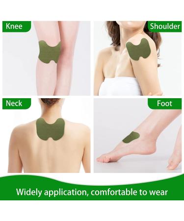 MQUPIN Wormwood Knee Pain Relief Patches Kit - Quick Relief for Knee, Back, Neck, Shoulder, and Waist - 14 Patches - Buy Online on GoSupps.com