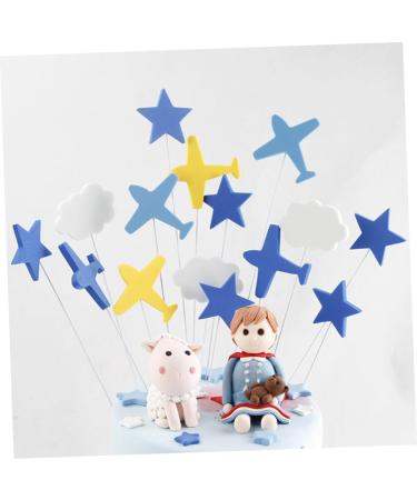 OFFSCH 16pcs Wedding Cake Decorations Cake Decorating Supplies Airplane Cupcake Toppers Cloud Cake Decorations Cupcakes Plane Cake Toppers Iron Wire Cake Picks Cloud Cupcake Toppers Flag - Buy Online on GoSupps.com