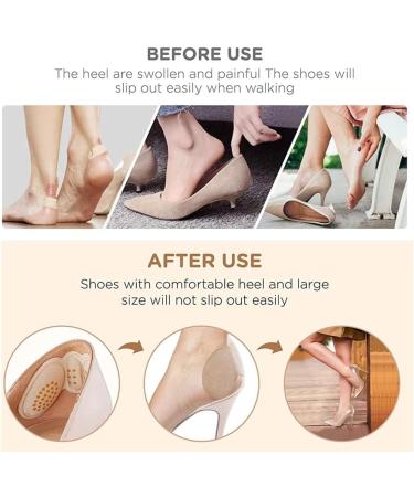 Heel Grips Liner for Loose Shoes - Men & Women - Stop Heel Slip & Blisters - 6 Pairs for Improved Comfort & Fit - Buy Online on GoSupps.com