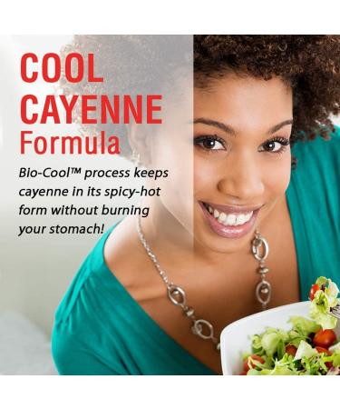 Solaray Cool Cayenne 40,000 HU 180 VegCaps | Digestion, Circulation & Metabolism Support - Buy Online on GoSupps.com