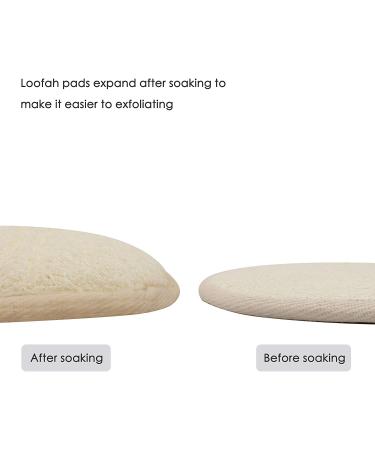 20 Pack Exfoliating Loofah Sponge Pads - 100% Natural Luffa & Terry Cloth Scrubber Body Glove for Men and Women - Ideal for Bath, Spa, and Shower - Buy Online on GoSupps.com