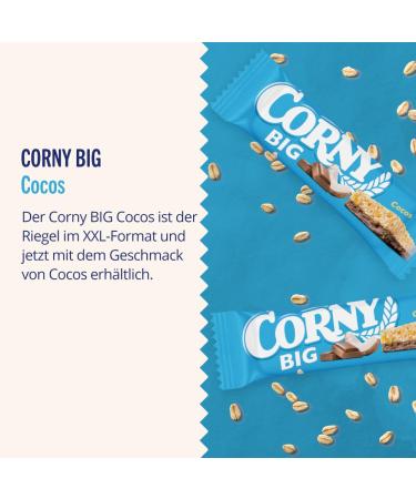 Buy Corna Bar Corny Big Cocos 24x50g - International Shipping Available | Healthy Snack Option - Buy Online on GoSupps.com