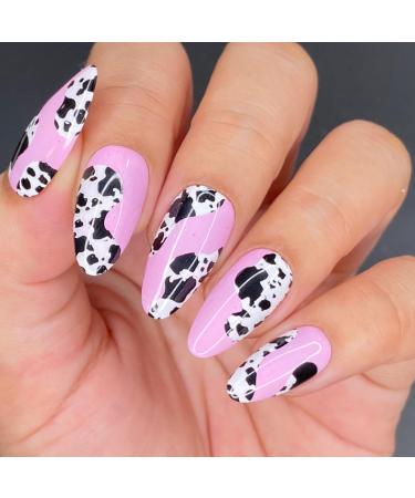Maniology Moo-velous Nail Stamping Plate | Cow Spots Nail Art Designs for Stunning Cow-Theme Manicure - Buy Online on GoSupps.com