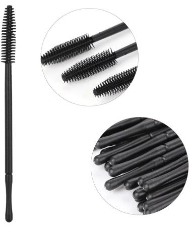 50pcs Silicone Eyelash Brush Disposable Eyelashes Comb Mascara Applicator Makeup Beauty Tool(#1-Black) - Buy Online on GoSupps.com