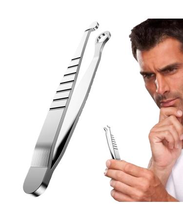 Women Nose Hair Tweezers Nose hair trimmer Anti Slip Round Point Shavers Precisely For and Dry Shaving Sensitive Skin Care Travel Body and Ear