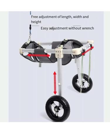 Dog Wheelchair Dog Wheelchair for Back Legs Adjustable Pet Wheelchair Rehabilitation Walk Tool Pet Cat Dog Wheelchair Portable X-Small - Buy Online on GoSupps.com