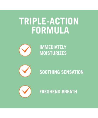 TheraBreath Dry Mouth Oral Rinse - Tingling Mint | Supports & Enhances Your Natural Saliva Production | 473ml - Buy Online on GoSupps.com