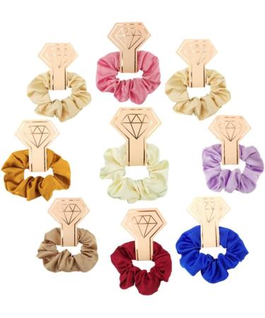 xbiez Bridesmaids Scrunchies for Party Updo Hair Elastic Hair Rings Solid Color Satins Hair Ties Hair Scrunchy Proposal Gift 1 - Buy Online on GoSupps.com
