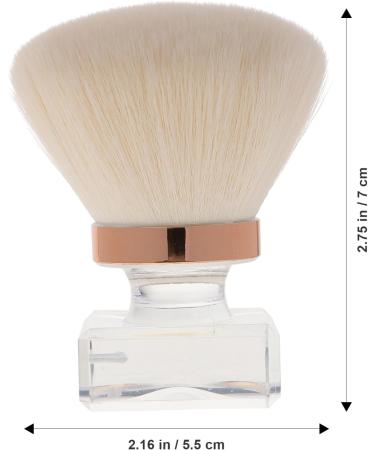 NUSITOU Acrylic highlighter blush brush small brush for makeup cheek loose powder brush tool hand use nail brush mineral Miss small brush Aromatherapy cosmetic highlighter brush - Buy Online on GoSupps.com
