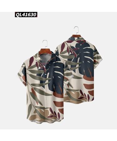 Tavorpt Hawaiian Shirt for Men Slim Fit Purple 3X-Large - Buy Online on GoSupps.com