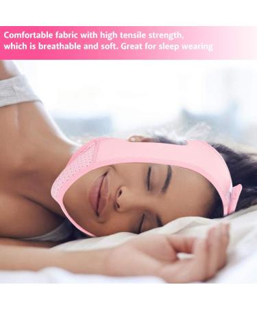 Facial Lifting Strap V Line Mask Neck Double Chin Belt - Pink Chin Lifting Firming Wrap - Buy Online on GoSupps.com