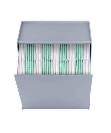 XUEZOIOY PAD and TAMPON organizer for bathrooms plastic gray women's binding-storage container 24 x 20.3 x 12.5 cm women's bathroom organizer
