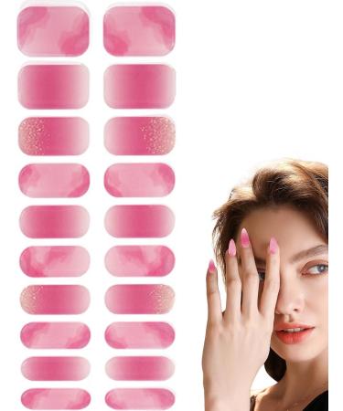 Streysisl Nail Gel Strips Gel Nail Stickers - Semi-Cured Gel Nail Strips Completely Wrapped Nail Stickers Nail Polish Strips Gradient Stickers Glittering Self-Adhesive 0175 - Buy Online on GoSupps.com