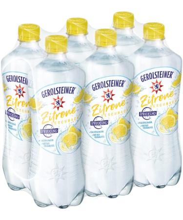 Gerolsteiner Plus lemon pack of 6 6 x 750 ml disposable - Buy Online on GoSupps.com