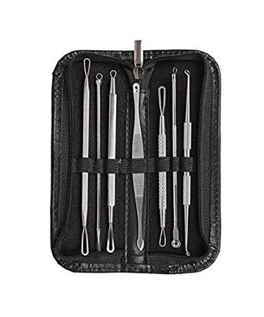 Pimple Popper - Blackhead Remover Pimple Comedone Extractor Tool Best Acne Removal Kit - Treatment for Blemish  Whitehead Popping  Zit with Pimple Popper Badge (Card) - Buy Online on GoSupps.com