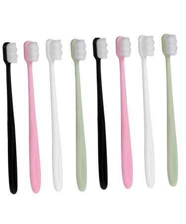 Hapinary 8st Physiotherapy Sport shoulder upholstery sensitive teeth toothbrush coal toothbrush travel toothbrush child capture clean pregnant woman plastic