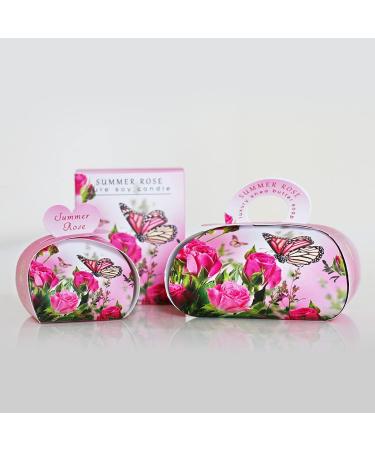 Buy The English Soap Company Large Gift Bag Bath Soap - Summer Rose 260g | International Shipping Available - Buy Online on GoSupps.com