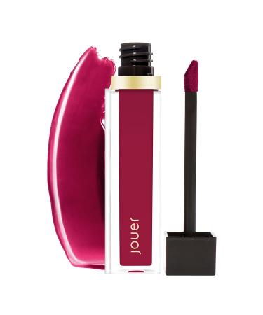 Jouer High Pigment Lip Gloss - Vegan Cruelty-Free | Buildable Full Coverage in Cool Deep Berry - Healthy Ingredients Paraben & Gluten Free - Buy Online on GoSupps.com